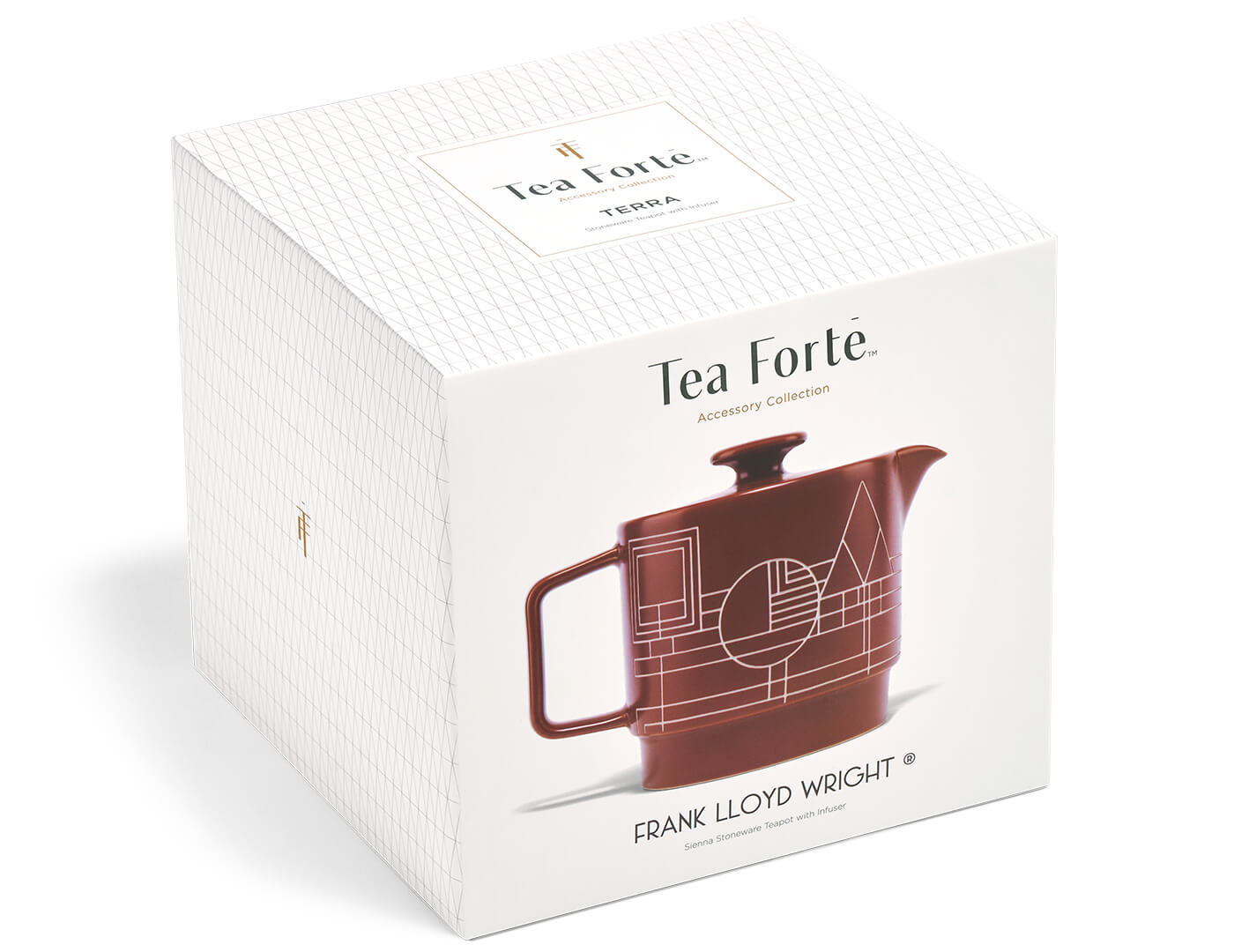 Frank Lloyd Wright Terra Teapot with Infuser